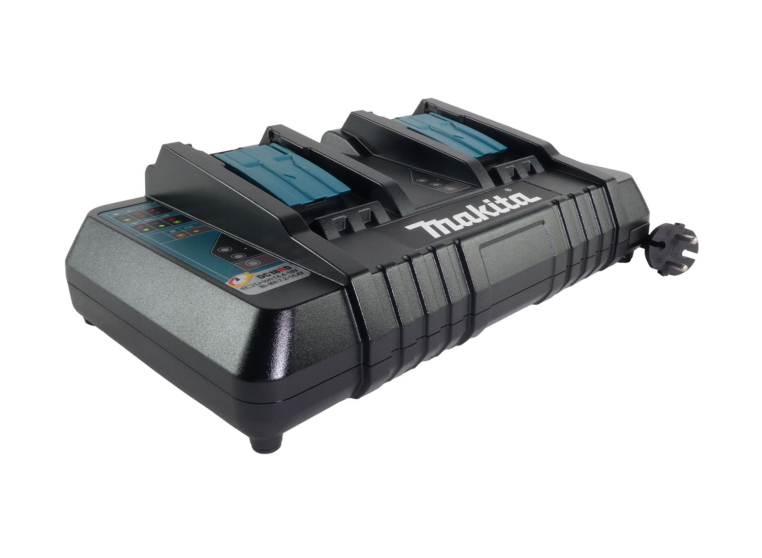 Doppel-Schnellladegerät DC18RD für 2x 14,4 V oder 2x 18 V Schiebeakkus