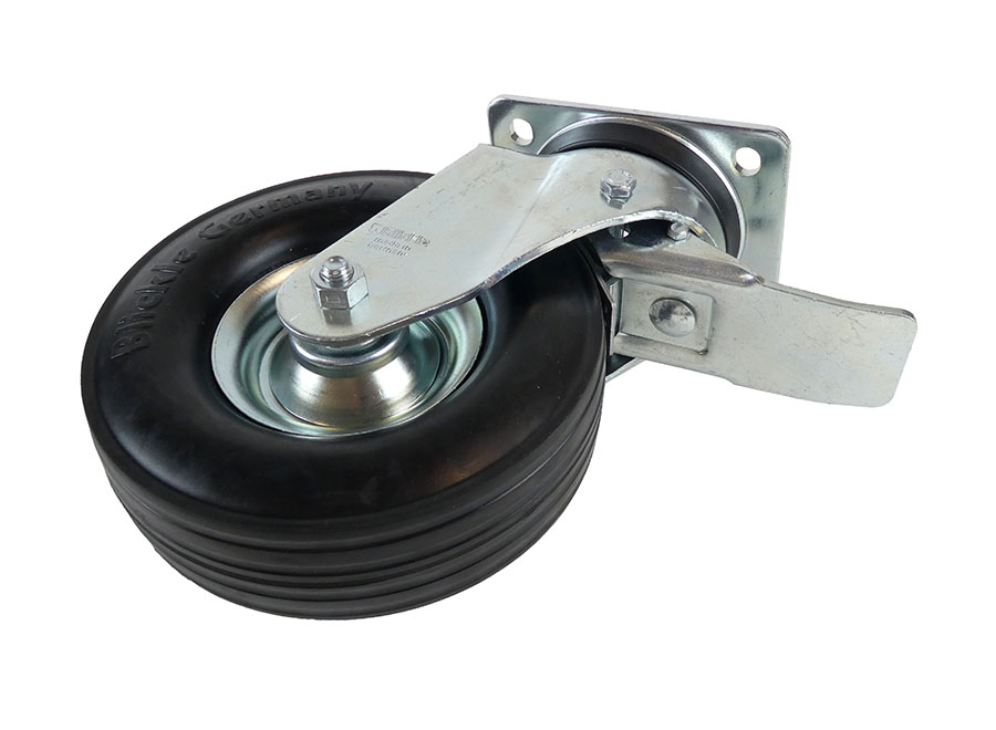 Lenkrolle für Verputzmaschinen 200/65mm für stockbig No.1 (feststellbar)
