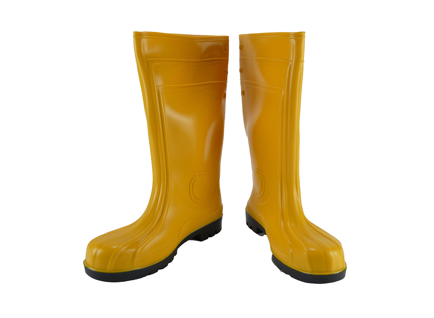 Sicherheits-Gummistiefel gelb