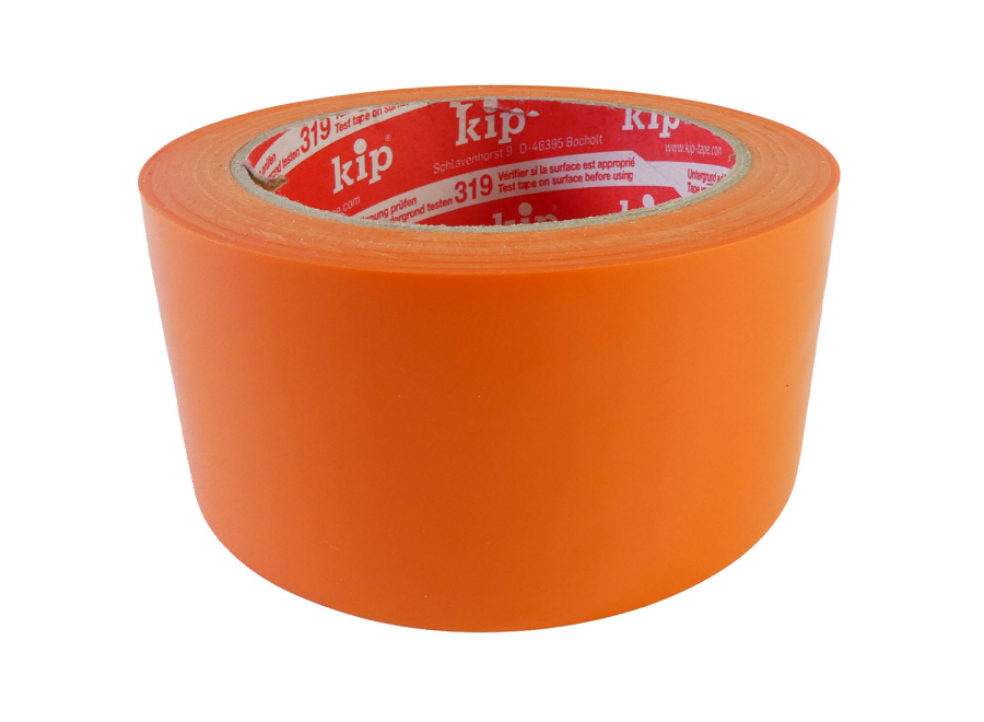 319 PE-Schutzband Premium glatt 33 m orange | 50 mm x 33 m | Karton (mit 36 Rollen)