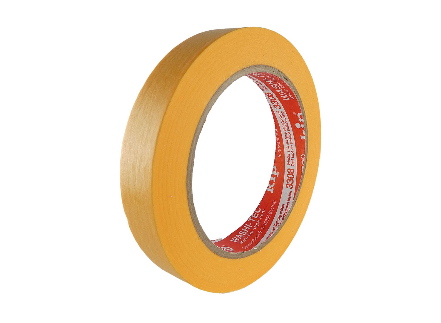 KIP 3308 Washi-Tec PLUS Goldkrepp FineLine-Tape 18mm 50m - Karton (48 Rollen)