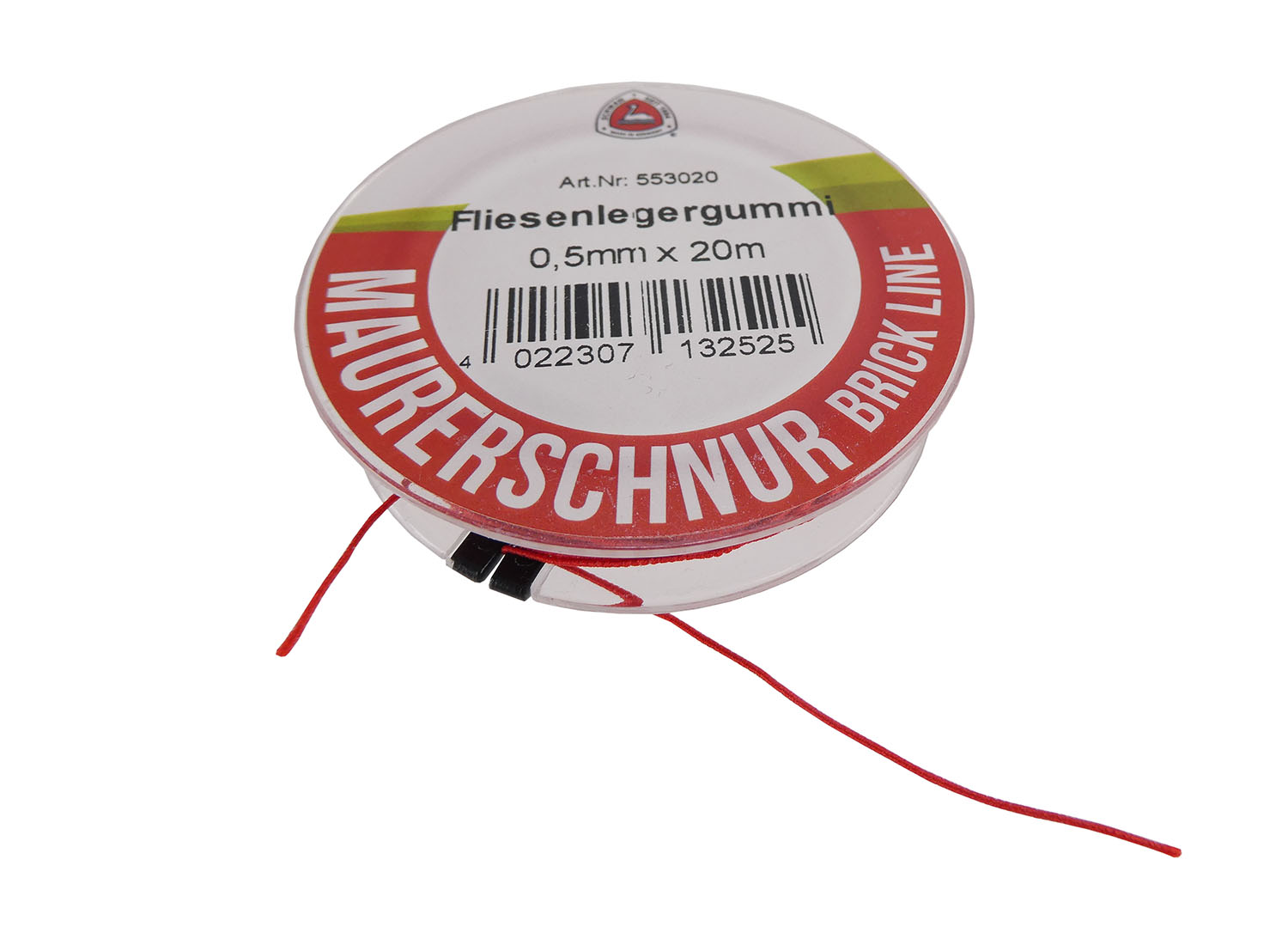 Fliesenlegergummi / Maurerschnur 0,5 mm 20 m Fliesenlegergummi / Maurerschnur 0,5 mm 20 m