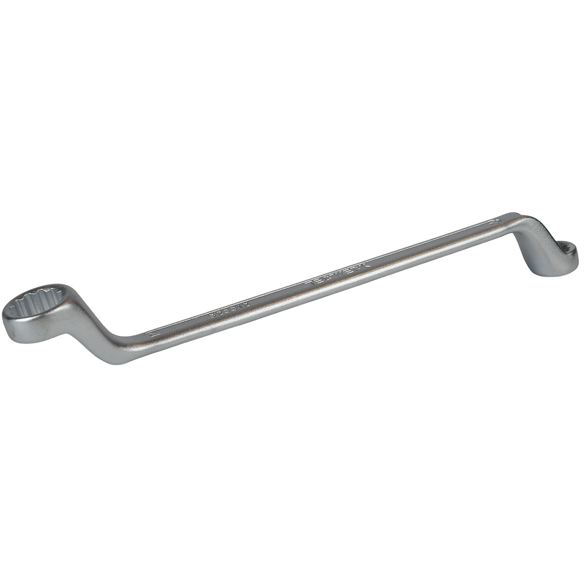 Ringschlüssel 13x17mm CV-Stahl matt verchromt tief gekröpft