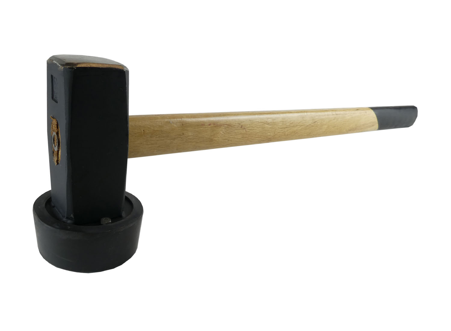 Spezial-Plattenhammer 4kg rund mit langem Stiel
