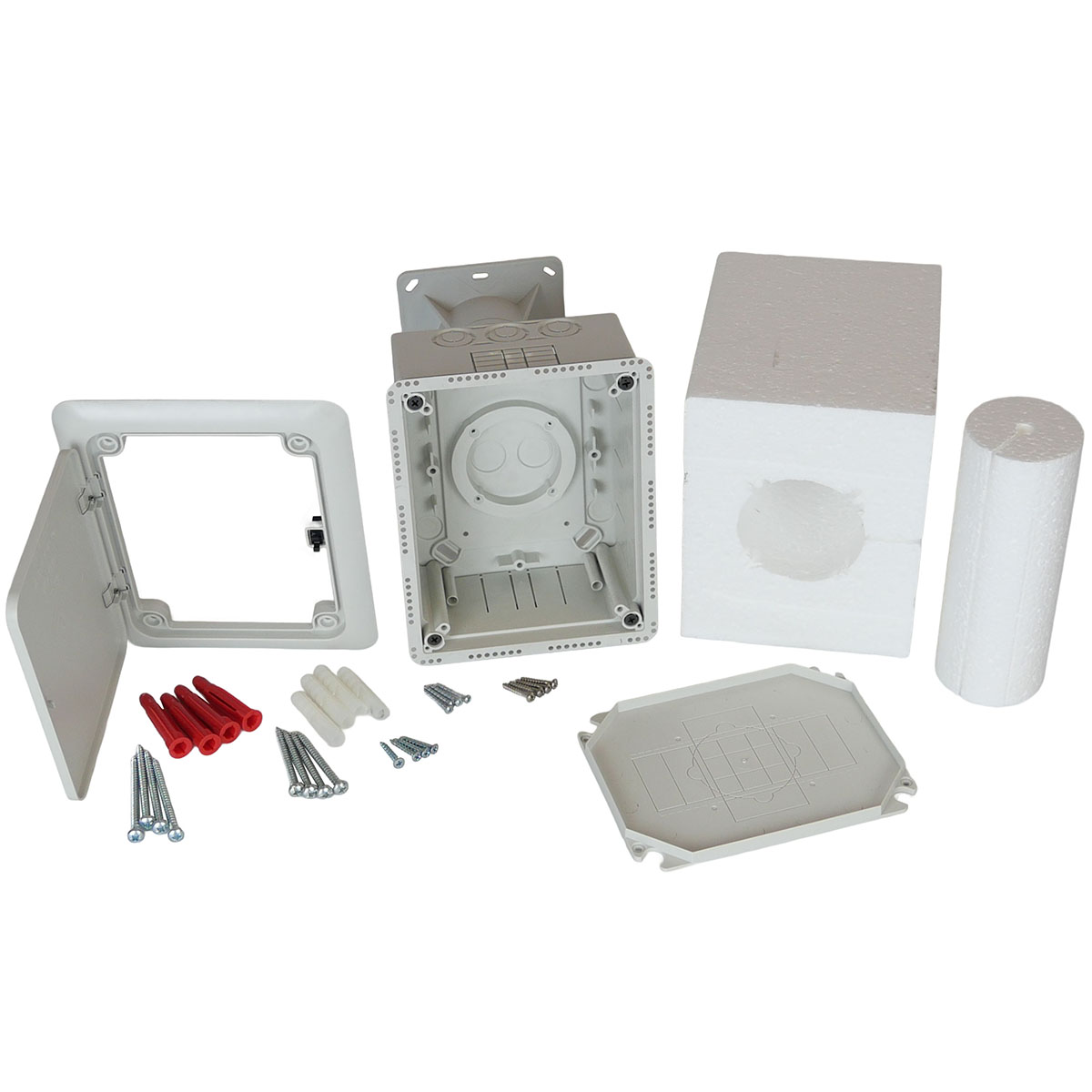 Elektroinstallationsdose KUZ-VOI KB Buchse 196x156x86mm halogenfrei