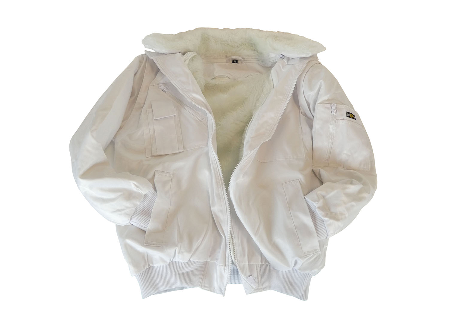 Pilotenjacke 4-in-1 weiß