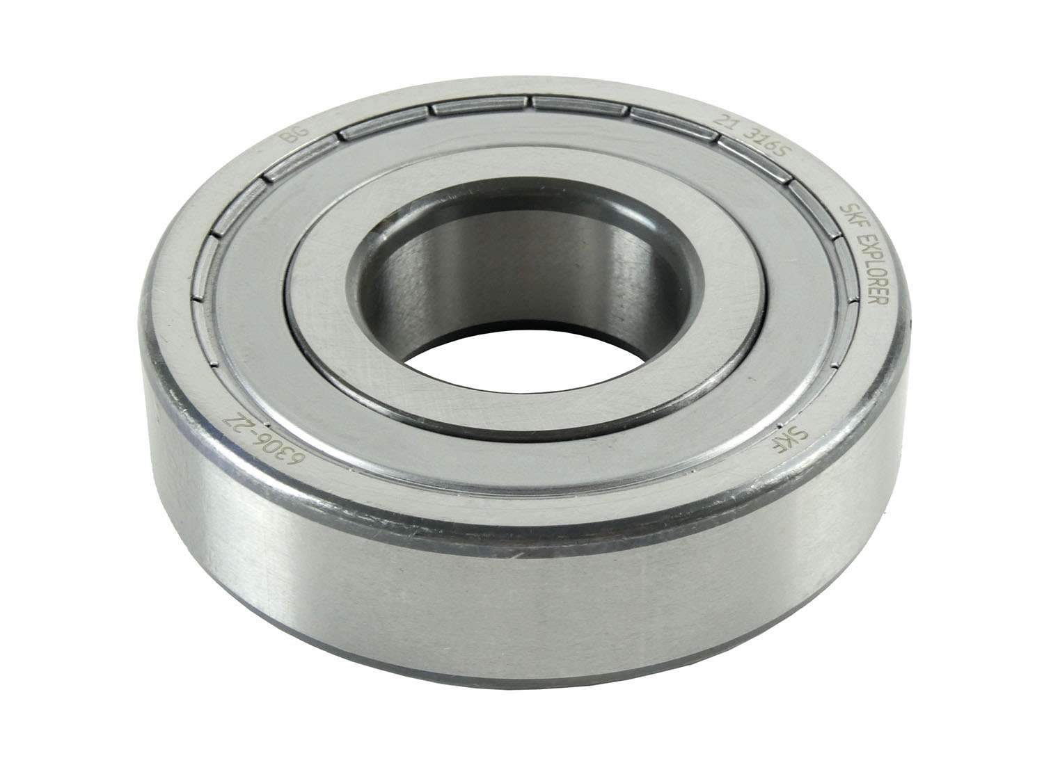 Rillenkugellager 6306 2Z Innen-Ø 30mm Außen-Ø 72mm Breite 19mm für Luftkompressor K2