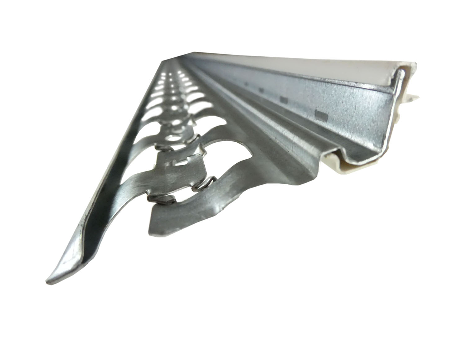 1225 Sockelprofil 14mm verzinkt mit PVC