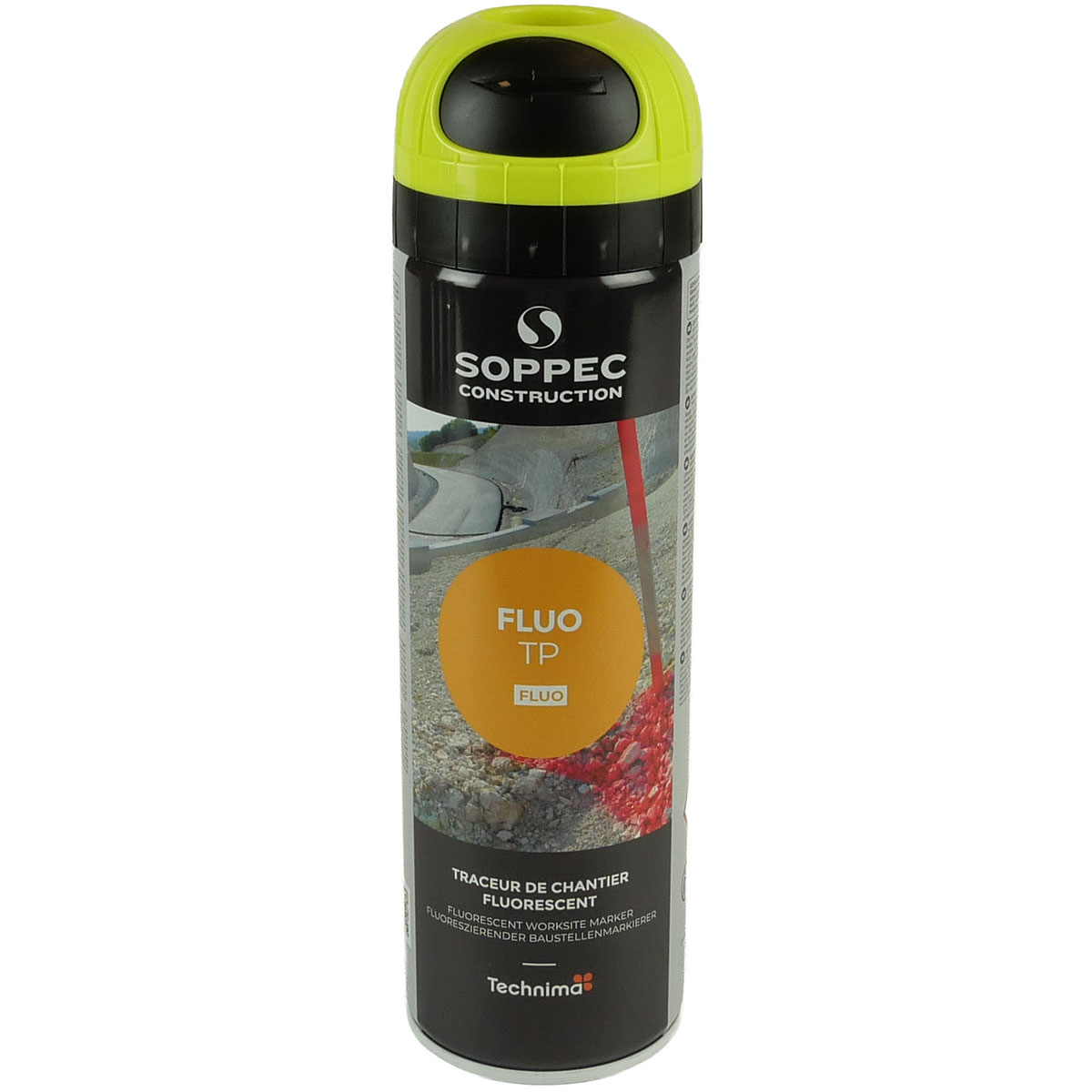 Markierfarbe / Farbspray / Spraydose 500 ml neon-gelb