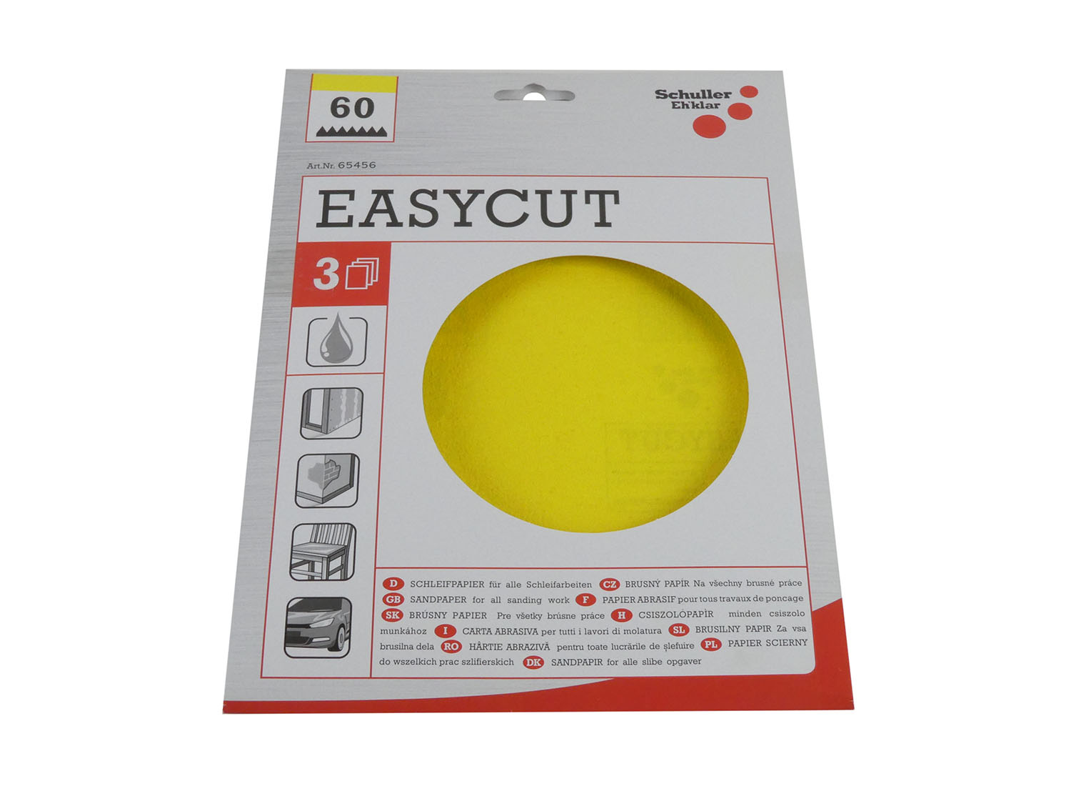 Trockenschleifpapier Easycut P60 230 x 280 mm