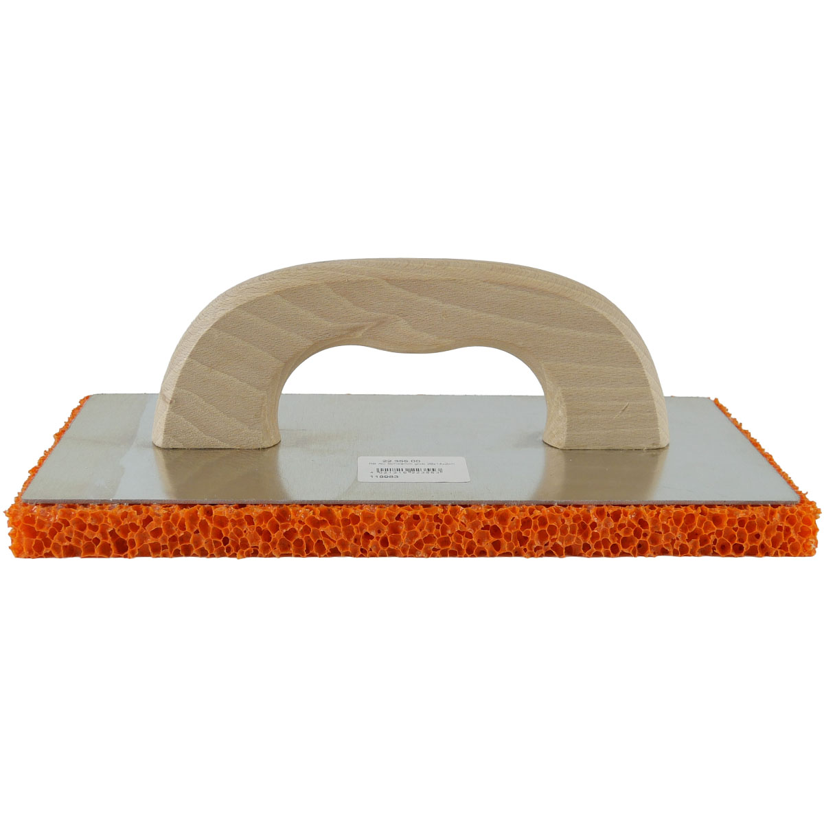 Grobporiges Schwammgummireibebrett 280x140x20mm für optimale Oberflächenverteilung und Egalisierung