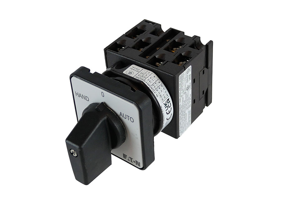 T0-3-15433/E Umschalter HAND-0-AUTO, Einbau