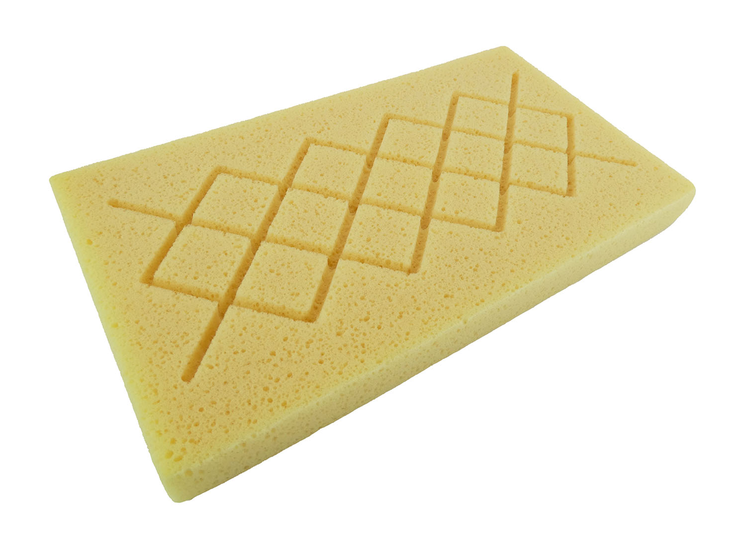 Hydroschwamm 322 x 182 x 30 mm rautenförmige Aussparung Hydroschwamm 322 x 182 x 30 mm rautenförmige Aussparung