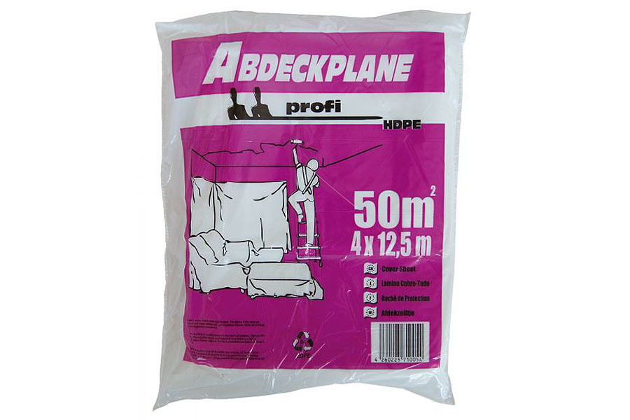 HDPE-Abdeckplane PROFI 12 mµ transparent HDPE-Abdeckplane PROFI 12 mµ transparent