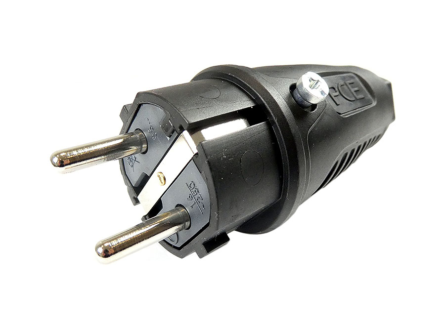 Gummi-Stecker Schuko 250V Gummi-Stecker Schuko 250V
