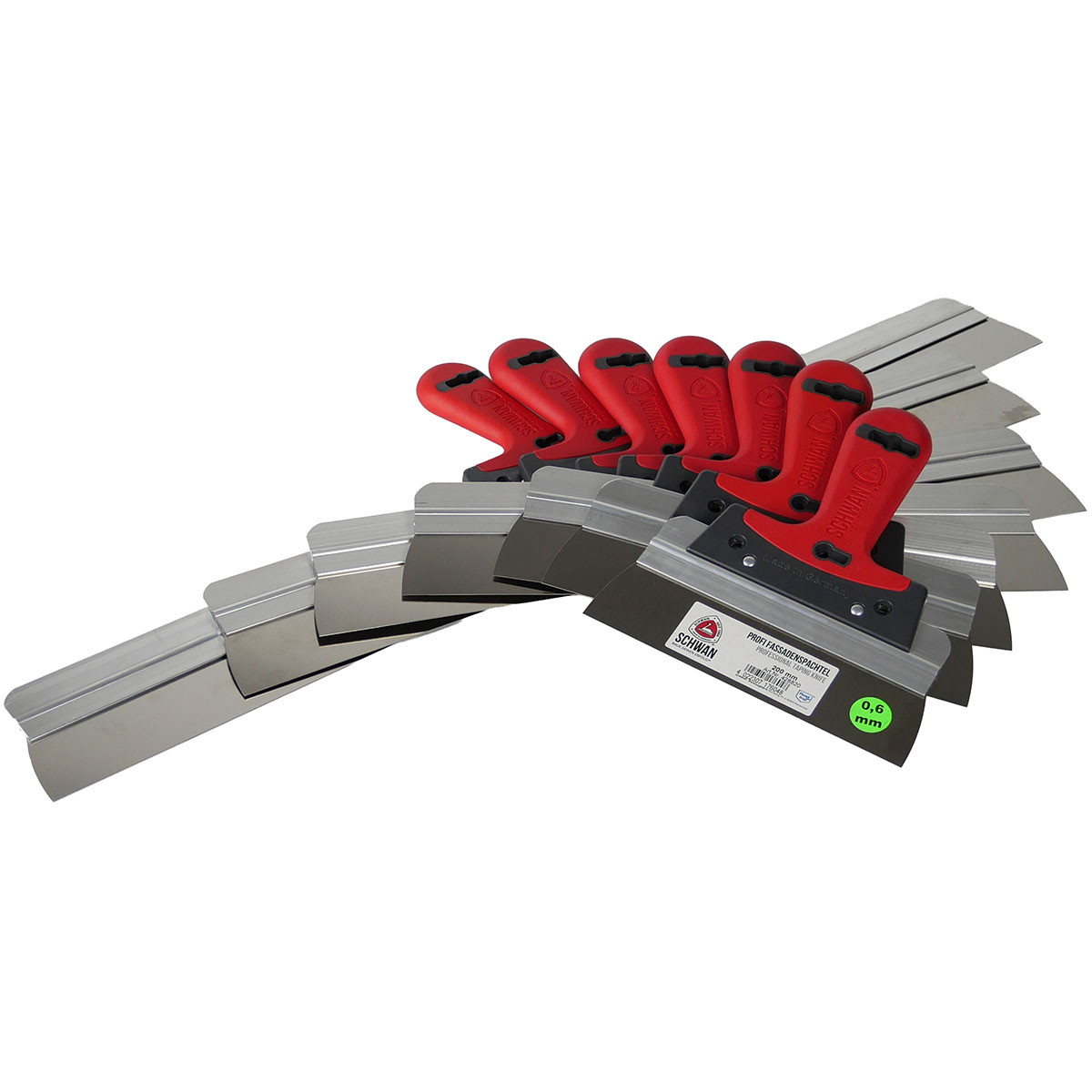 Fassadenspachtel 0,6mm Blattstärke rostfrei Profi