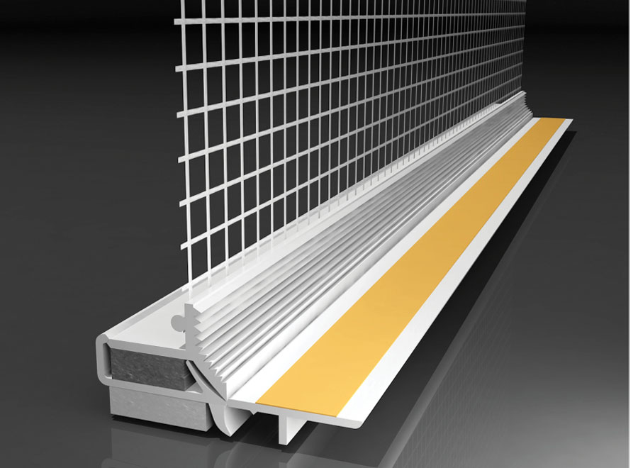 Anputzleiste LW29-PLUS 3D mit Schutzlippe 1 Bund mit 25 Leisten (60 lfm)