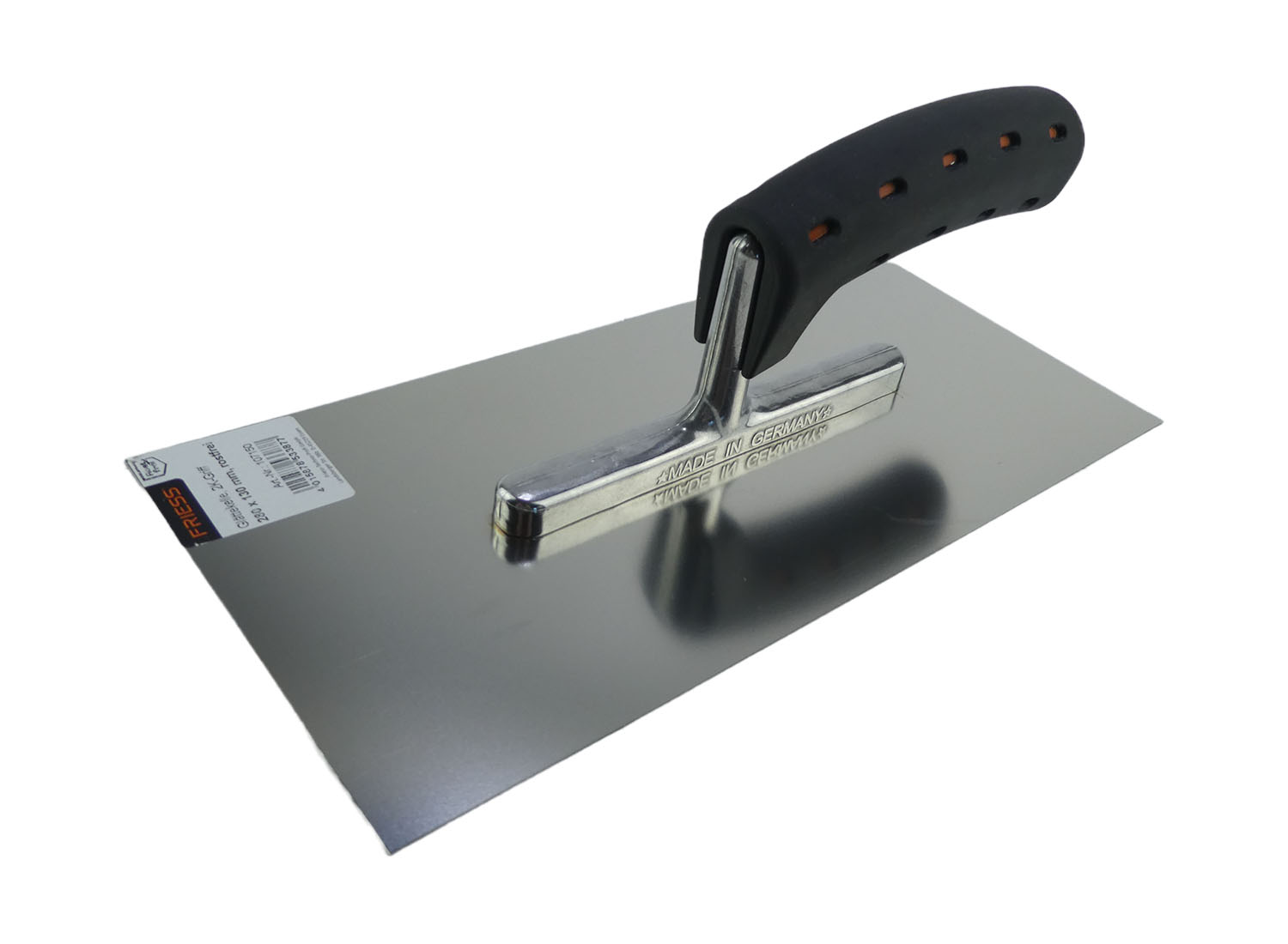 Glättekelle / Glätter mit Softgriff rostfrei 280x130mm