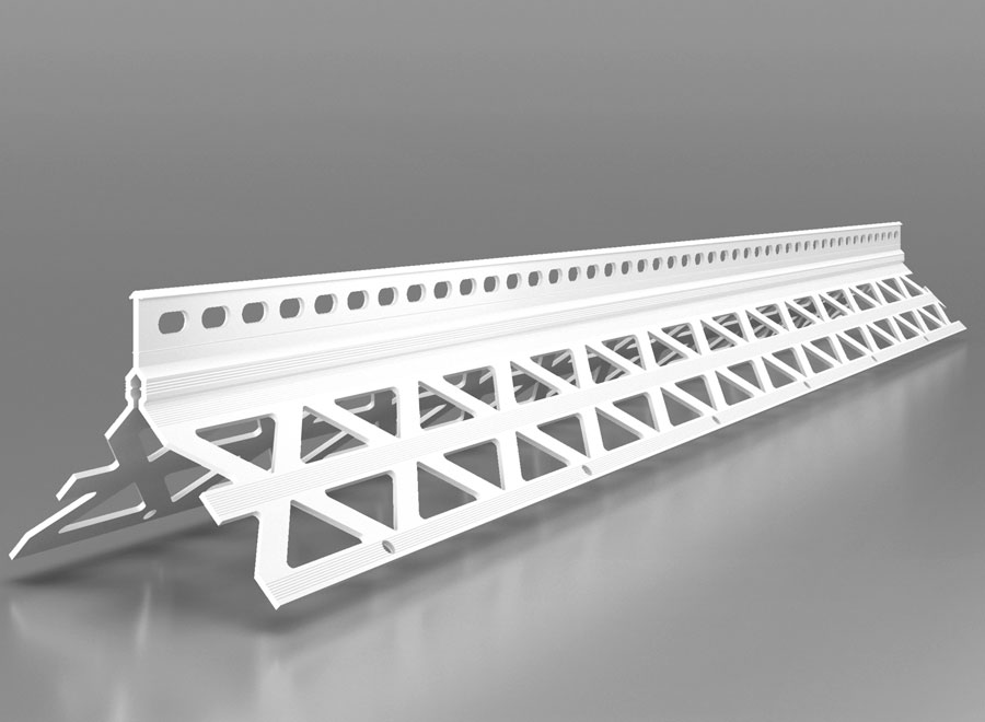 PVC-Kantenschutzprofil 43x43mm Innen- und Außenputz 250cm 14mm - 1 Bund mit 16 Profilen (40 lfm) PVC-Kantenschutzprofil 43x43mm Innen- und Außenputz 250cm 14mm - 1 Bund mit 16 Profilen (40 lfm)