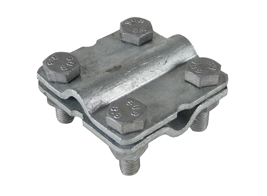 Kreuzverbinder Universal rund/rund zweiteilig schwere Ausführung verzinkt mit Schrauben M8 Kreuzverbinder Universal rund/rund zweiteilig schwere Ausführung verzinkt mit Schrauben M8