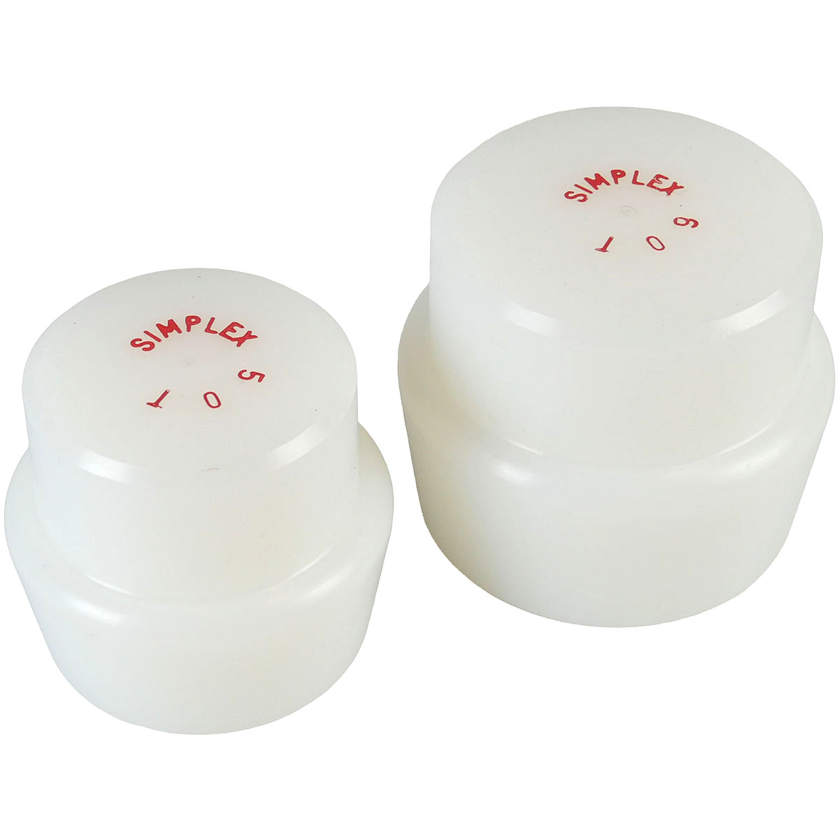 Schonhammerkopf Superplastik mittelhart Weiß