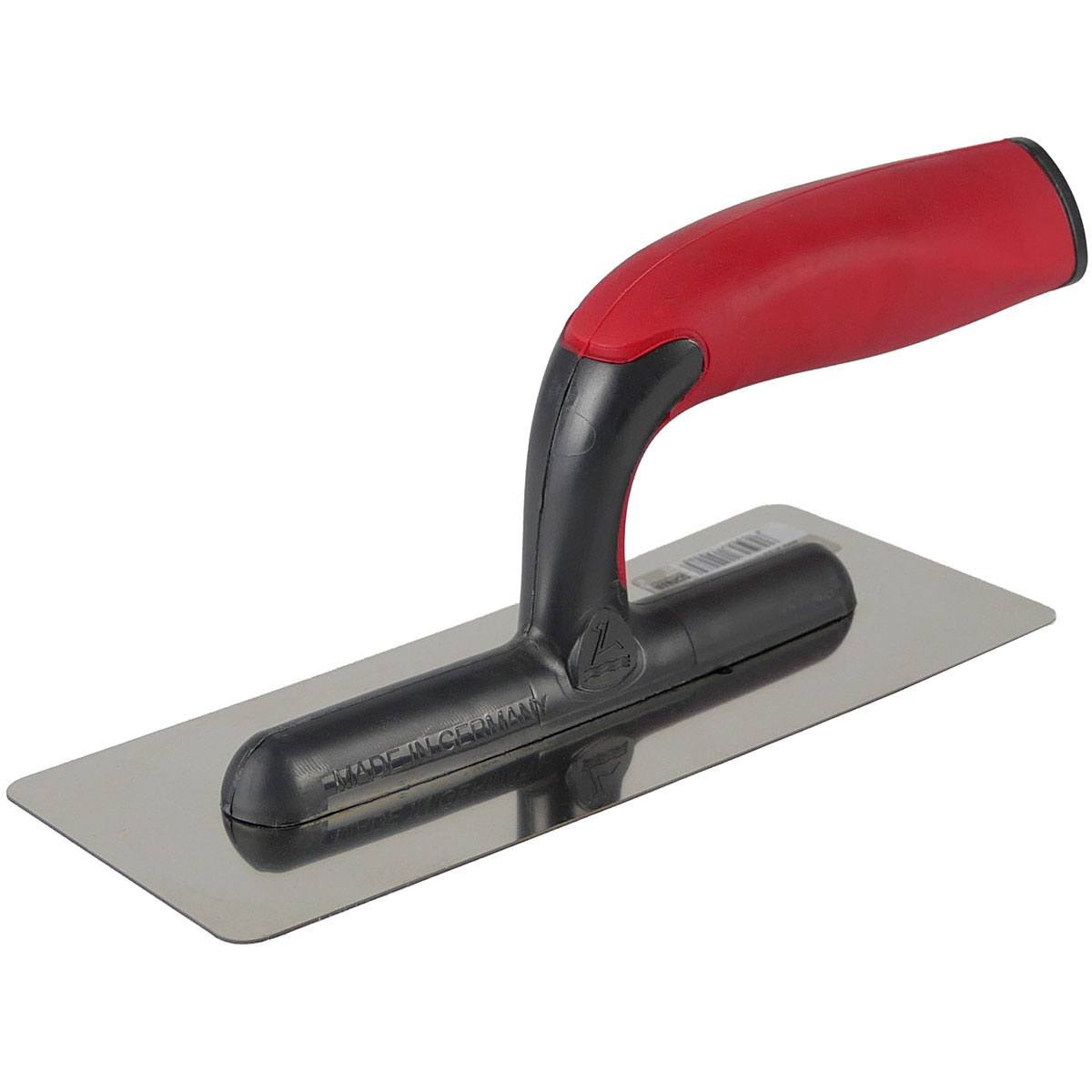 Schwan Venezianische Putzkelle 200x80/70mm abgerundete Ecken rostfrei Softgriff