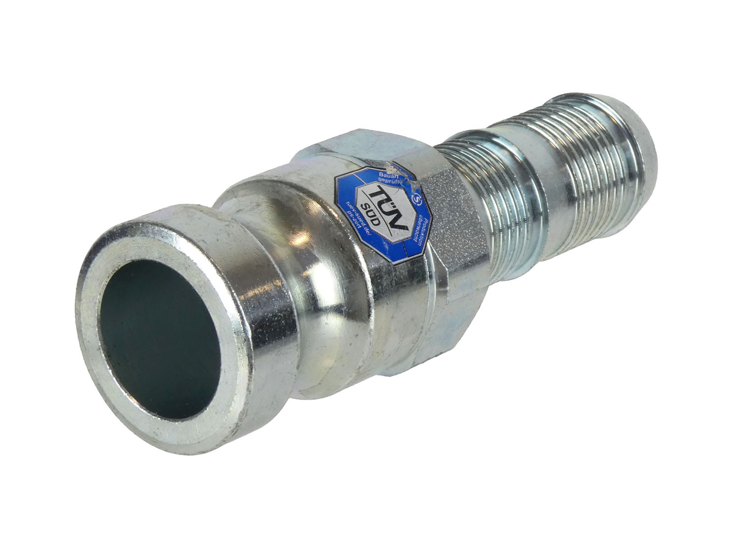 Kupplung 25 V-Teil mit Tülle NW24 drehbar Kupplung 25 V-Teil mit Tülle NW24 drehbar