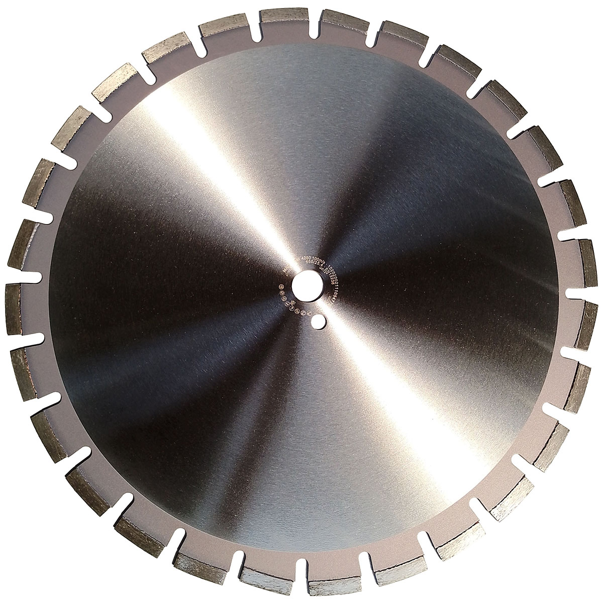 Diamant Trennscheibe Asphalt 450mm CD2001 lasergeschweißt Profi-Plus-Qualität Laser-Schrägschutzsegmente Nass und Trockenschnitt