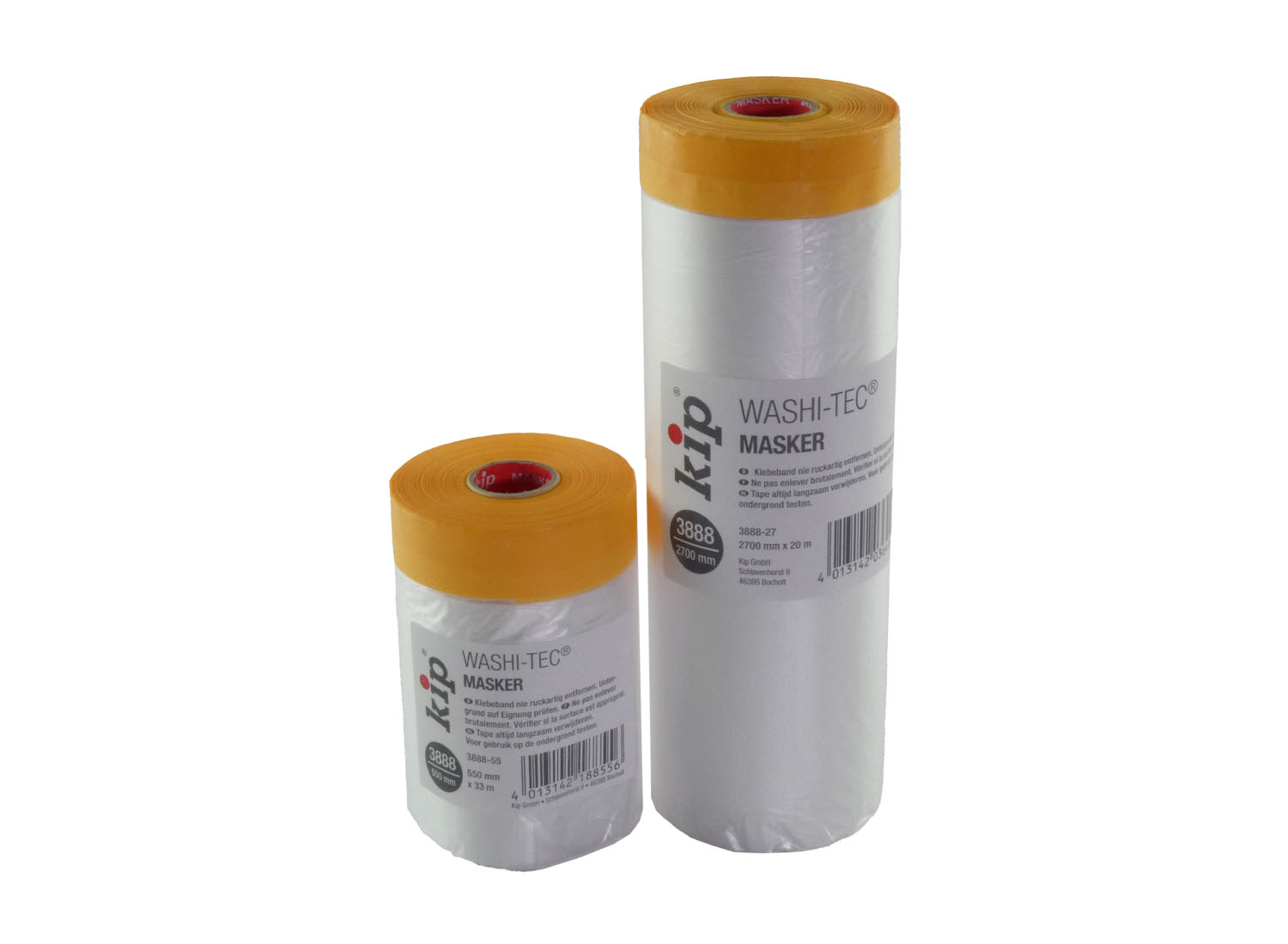 3888 WASHI-TEC Goldkrepp Masker