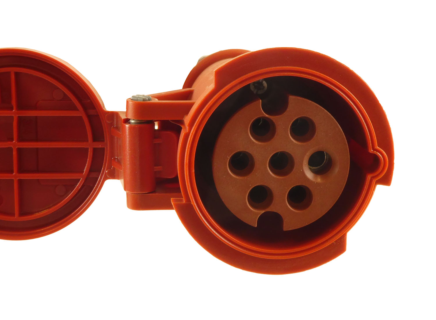 CEE-Stecker und CEE-Kupplung 746 mit Schutzart IP44 in 16 Ampere für sichere Stromverbindungen im Baubereich