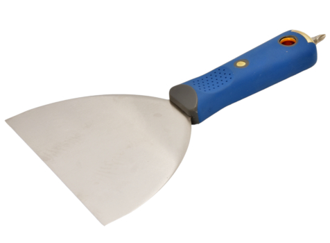 Drehgriffspachtel rostfrei 150 mm PH2 konisch geschliffen mit Softgriff