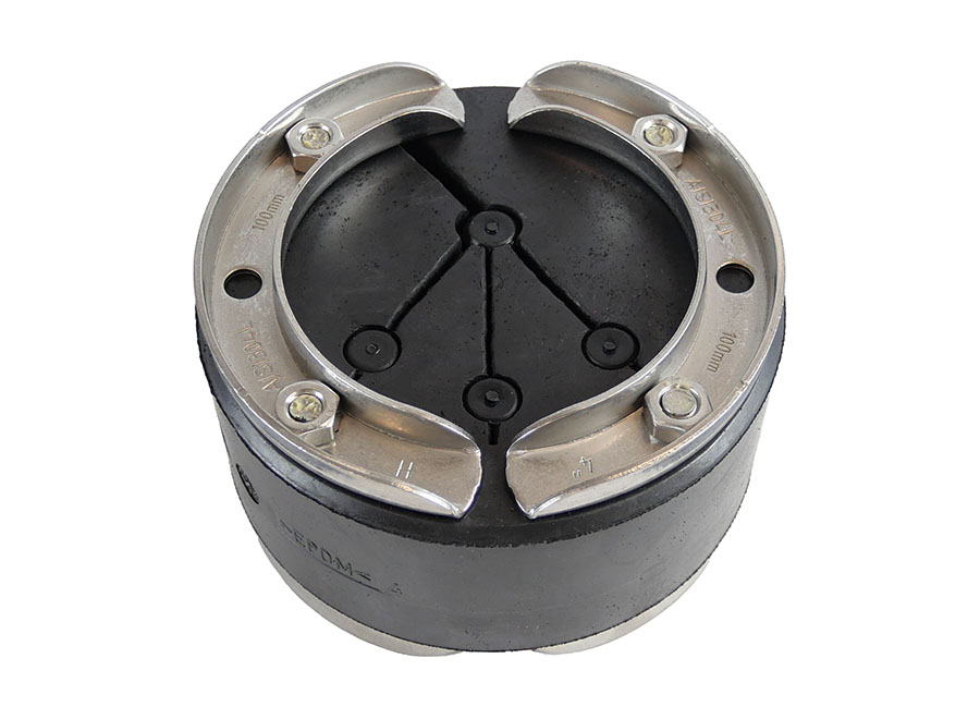 Standard-Ringraumdichtung für Regenwassernutzungsanlagen HSD100 RWD 1x25/32/40+3x6-18 b40 A2/EPDM55