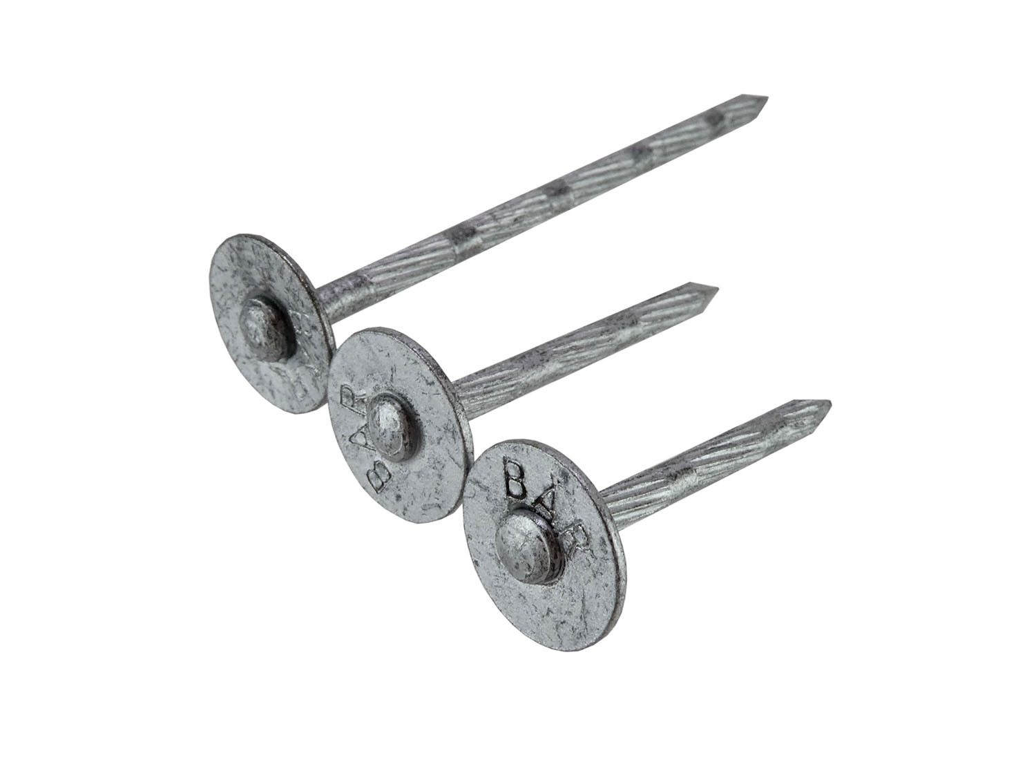 Bär Scheibenkopf Stahlnägel metallisiert