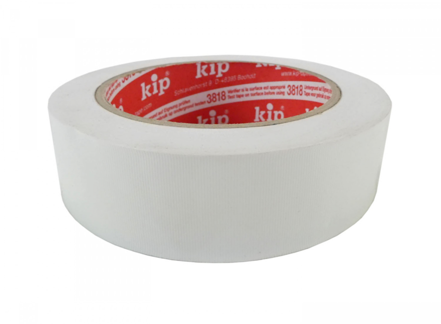 KIP 3818 PVC-Schutzband PREMIUM quergerillt Weiß 30mm 33m - Rolle