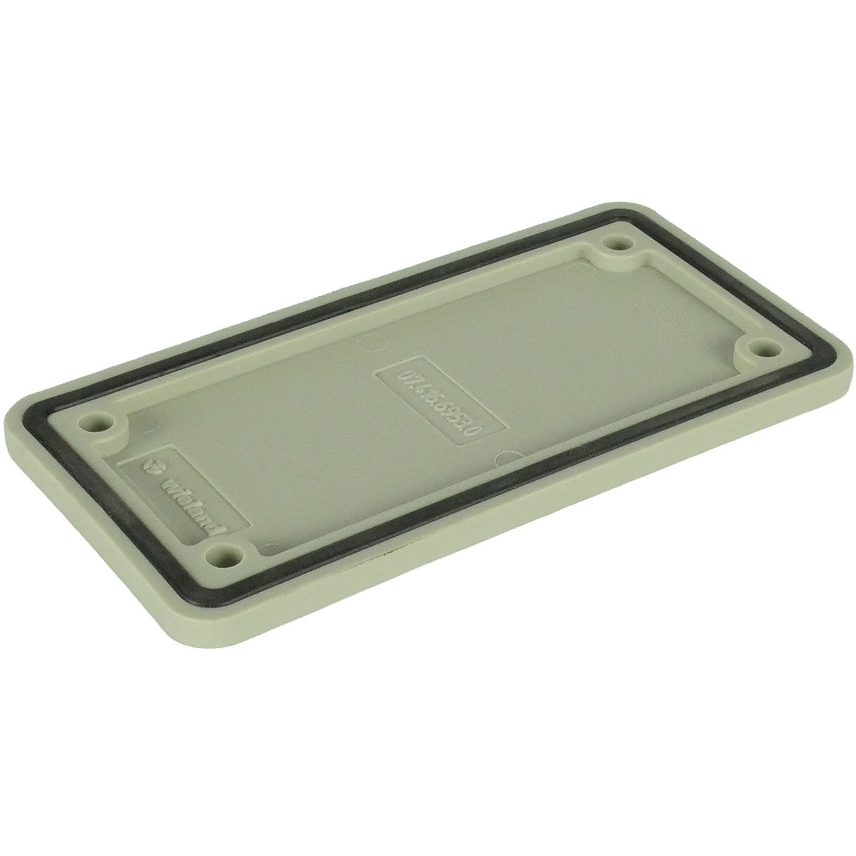 Abdeckplatte Kettenzug kieselgrau IP65 (18_STS40.0203)