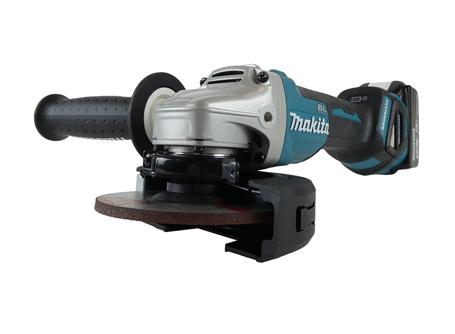 MAKITA Akku-Winkelschleifer DGA511RTJ 125mm 2 Akkus 18V Schnellladegerät