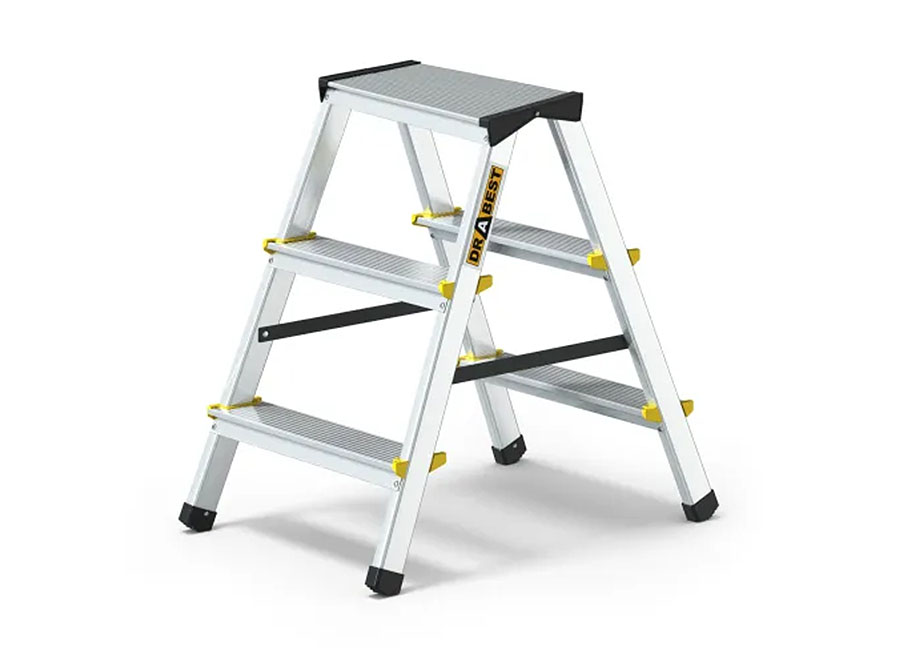 PRO-Aluminium-Klappleiter doppelseitig 150kg