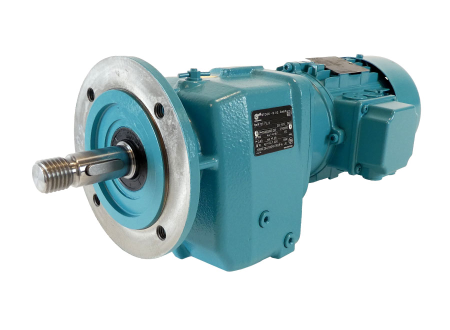 Zellenradmotor für >stockbig 0,55 kW 28 U/min