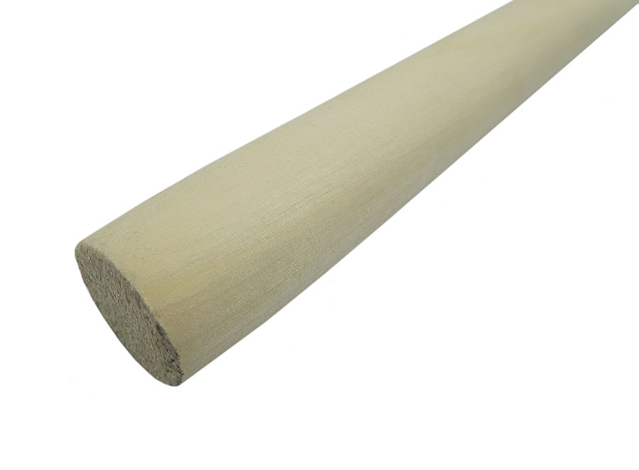Besenstiel / Gerätestiel aus Holz angefast 130 cm