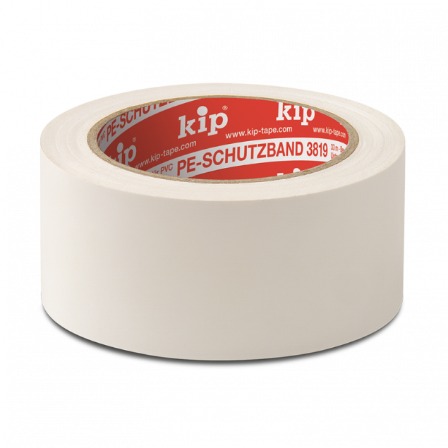 KIP 3819 PE-Schutzband weiß 50 mm x 33 m Rolle/Karton