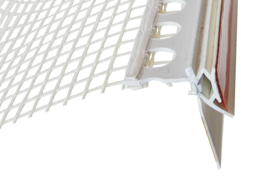 Anputzleiste Phantom II Dynamik PVC mit Gewebe 260cm 5mm