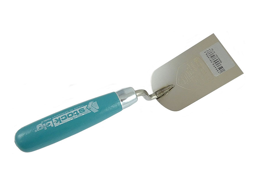 Stukkateurspachtel Gipserspachtel rostfrei mit Holzgriff