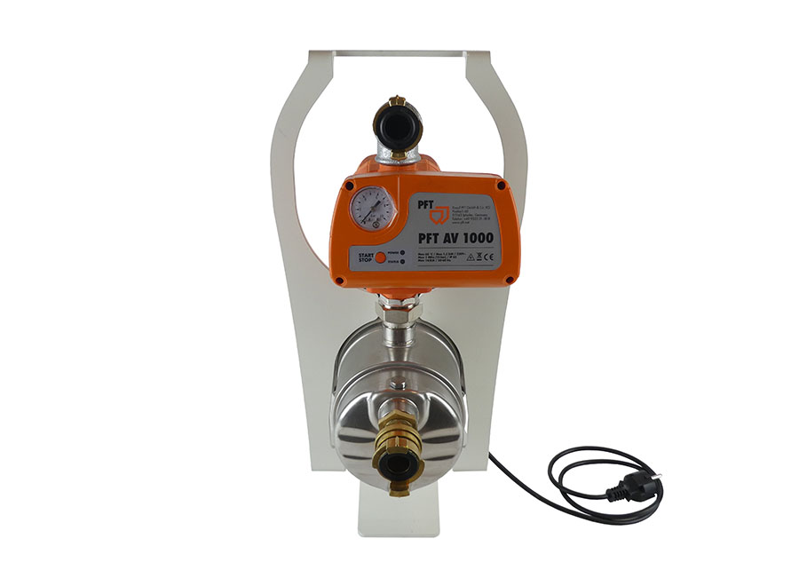 PFT Wasserpumpe als Saugpumpe AV1000 standalone mit integrierter Druckabschaltung