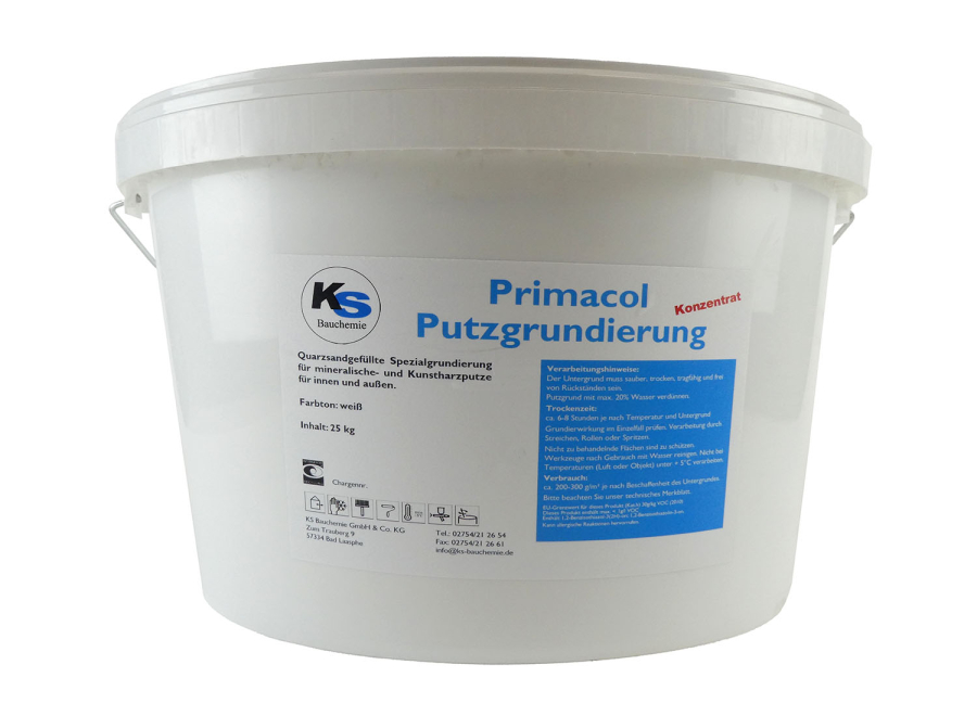 PRIMACOL Putzgrundierung Konzentrat 25 kg Eimer (1 Palette - 12 Eimer)