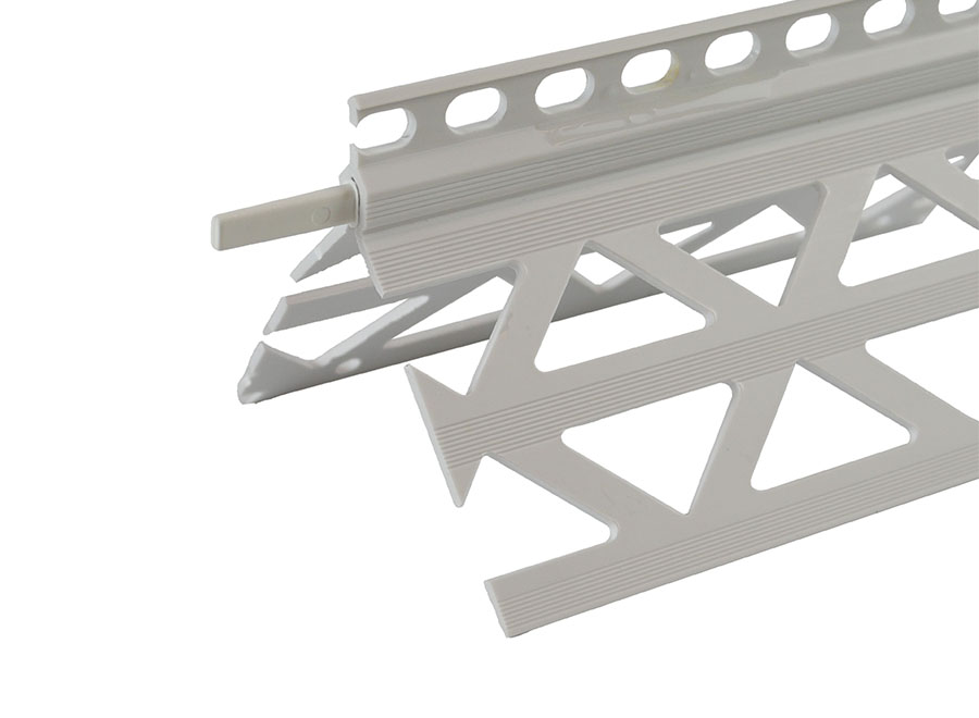 PVC-Kantenschutzprofil 43x43mm Innen- und Außenputz 250cm