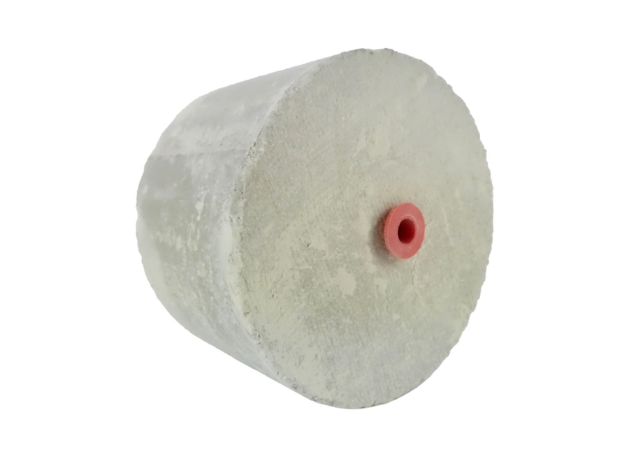 Schalungsanschlag rund aus Faserbeton mit Nageleinsatz Außendurchmesser 60 mm, H 40 mm (50 Stück)