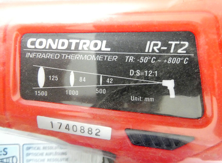 CONDTROL Pyrometer Hygrometer IR T2 Feuchtigkeitsmesser