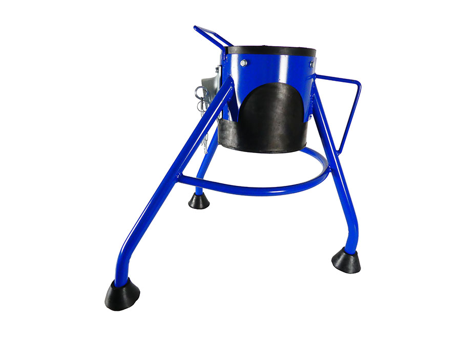 Auslaufbock Stahl mit Adapterplatte NW 50