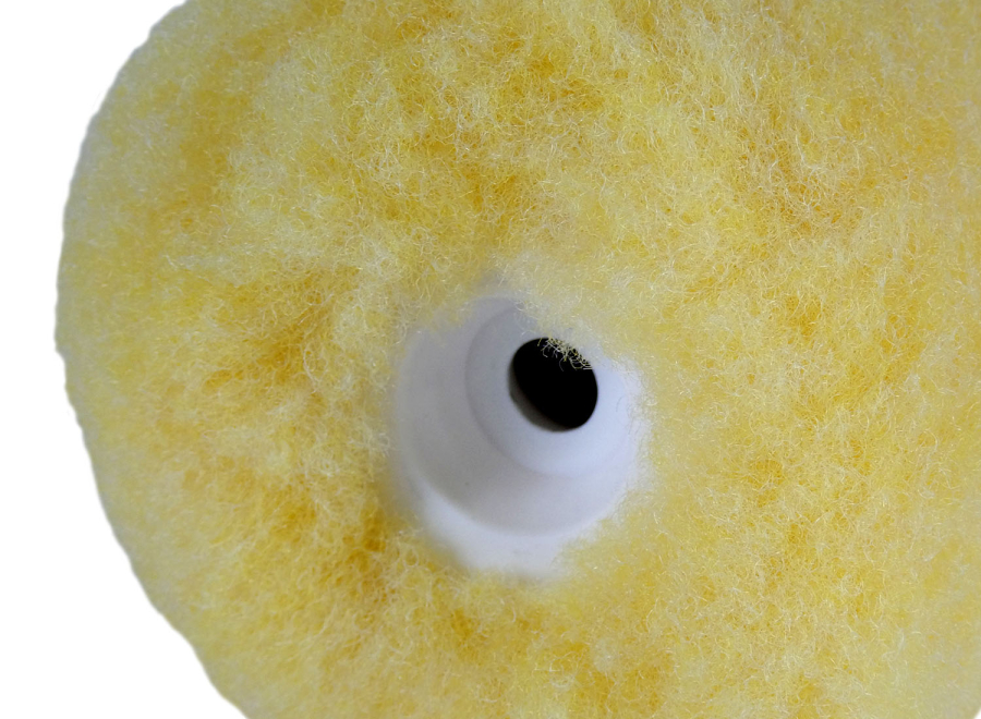 Farbwalze Vestan 27 cm gelb gepolstert