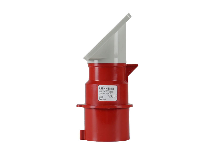 Anbaugerätestecker (444) 32A 5p 6h 400V IP44